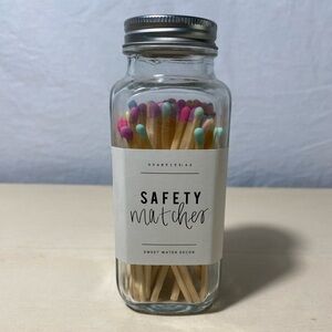 Extra long, multi-colored matches